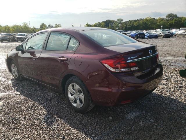 Photo 3 from auction – 2014 HONDA CIVIC LX with VIN 19XFB2F58EE002693