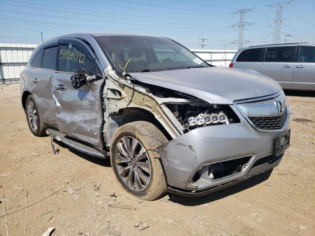 ACURA MDX TECHNO 2016 with VIN 5FRYD4H49GB056924 - Photo from auction