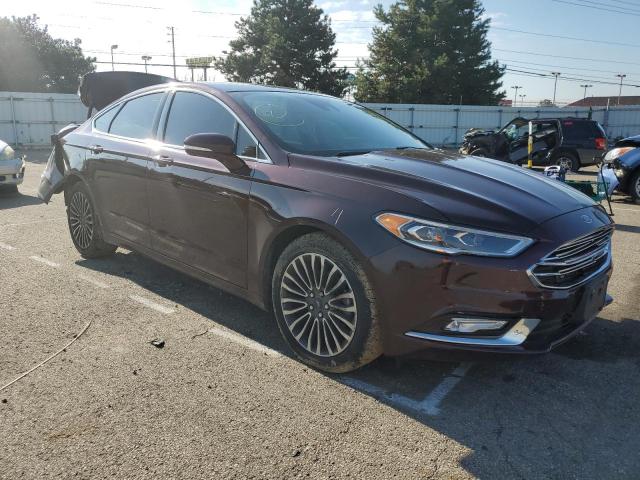 FORD FUSION SE 2017 with VIN 3FA6P0HD6HR245593 - Photo from auction