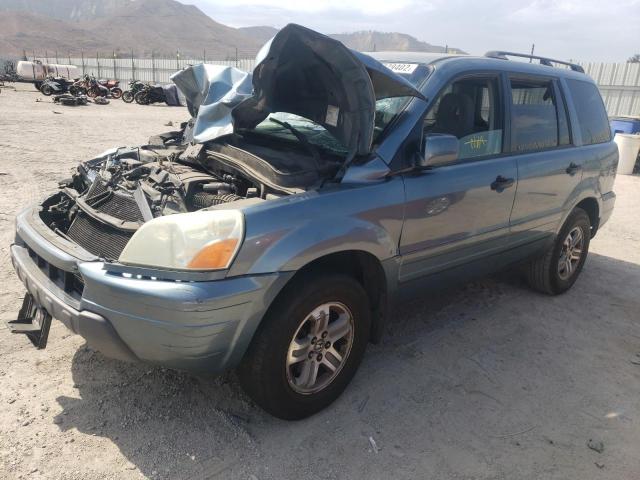 Photo 2 from auction – 2005 HONDA PILOT EX with VIN 2HKYF18405H556043