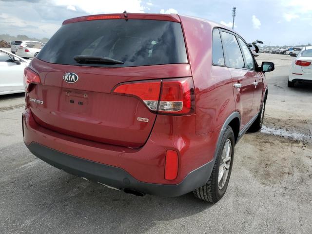 Photo 4 from auction – 2015 KIA SORENTO LX with VIN 5XYKT3A62FG567608