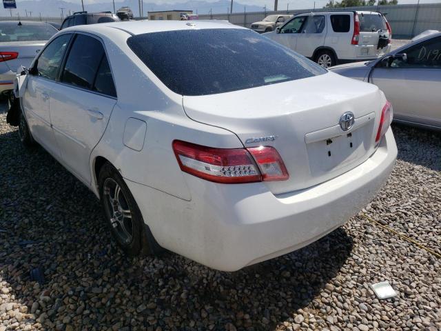 Photo 3 from auction – 2010 TOYOTA CAMRY BASE with VIN JTNBF3EK8A3001461