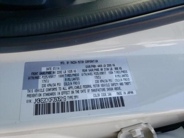 Photo 10 from auction – 2015 MAZDA CX-5 TOURI with VIN JM3KE2CY0F0505219