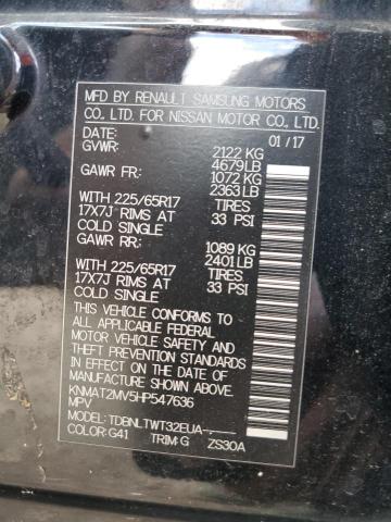 Photo 10 from auction – 2017 NISSAN ROGUE S with VIN KNMAT2MV5HP547636