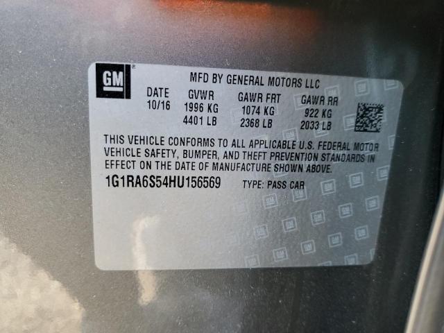 Photo 10 from auction – 2017 CHEVROLET VOLT LT with VIN 1G1RA6S54HU156569