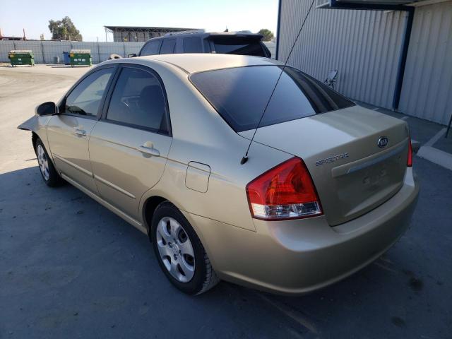 Photo 3 from auction – 2009 KIA SPECTRA EX with VIN KNAFE222895662878