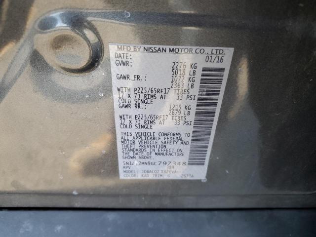 Photo 10 from auction – 2016 NISSAN ROGUE S with VIN 5N1AT2MN9GC797348