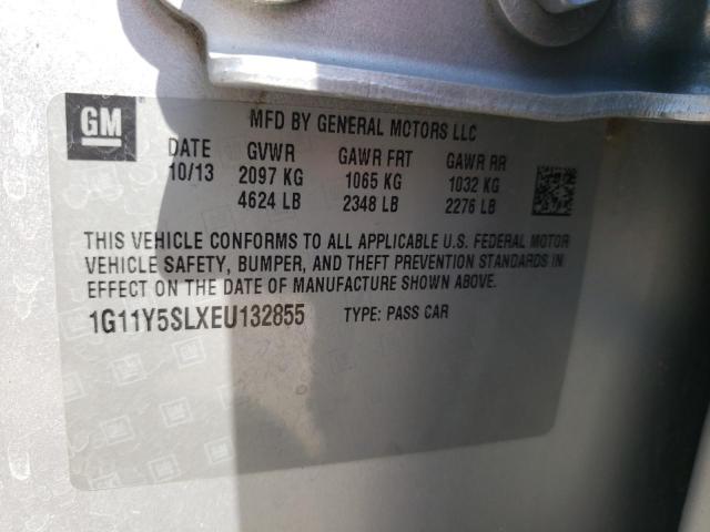 Photo 10 from auction – 2014 CHEVROLET IMPALA LS with VIN 1G11Y5SLXEU132855