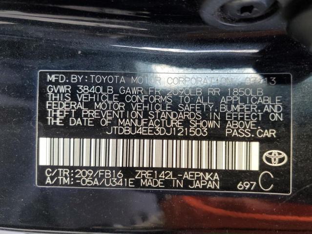 Photo 10 from auction – 2013 TOYOTA COROLLA BA with VIN JTDBU4EE3DJ121503
