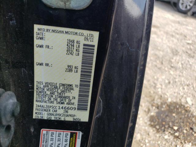 Photo 10 from auction – 2012 NISSAN ALTIMA S with VIN 1N4AL2EP5CC146609