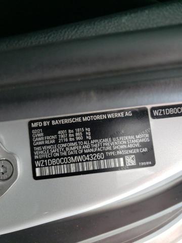 Photo 10 from auction – 2021 TOYOTA SUPRA BASE with VIN WZ1DB0C03MW043260