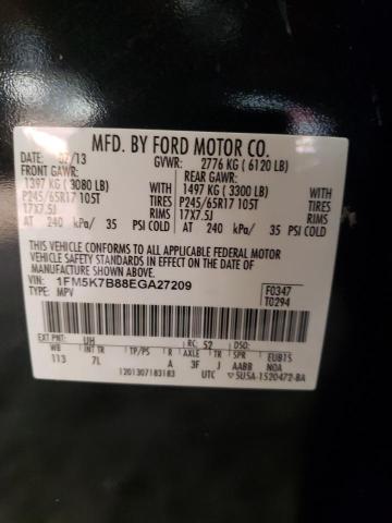 Photo 10 from auction – 2014 FORD EXPLORER with VIN 1FM5K7B88EGA27209