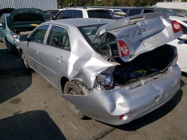 Photo 3 from auction – 2009 TOYOTA COROLLA BA with VIN JTDBL40E799060174
