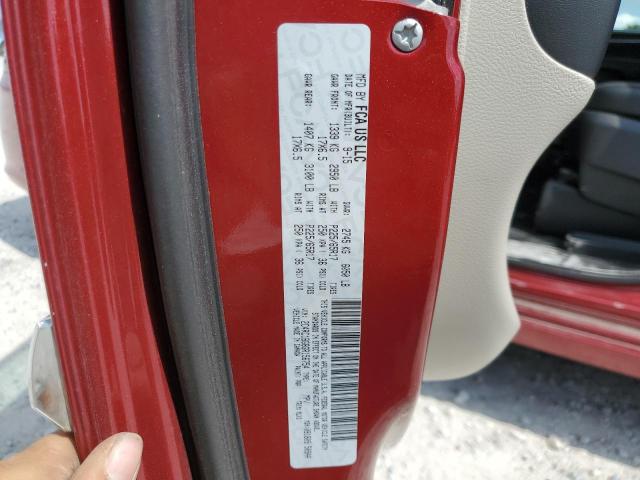 Photo 10 from auction – 2016 CHRYSLER TOWN & COU with VIN 2C4RC1BG8GR156754