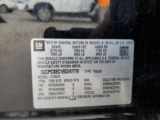 Photo 10 from auction – 2014 CHEVROLET SILVERADO with VIN 3GCPCSEC1EG247776