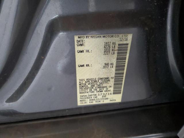 Photo 10 from auction – 2017 NISSAN ALTIMA 2.5 with VIN 1N4AL3AP7HC173216