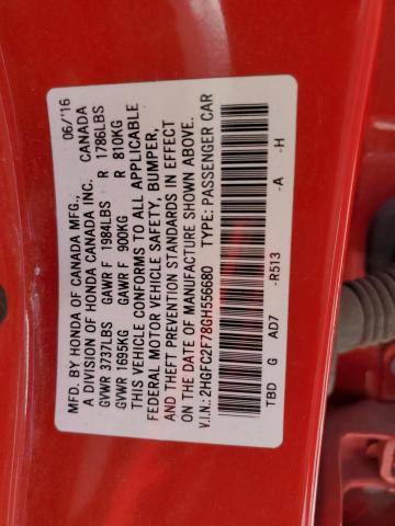 Zdjęcie 10 z aukcji – 2016 HONDA CIVIC EX z VIN 2HGFC2F78GH556680