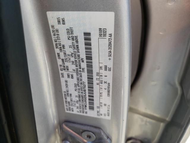 Photo 10 from auction – 2018 FORD ESCAPE SE with VIN 1FMCU0GD5JUB75277