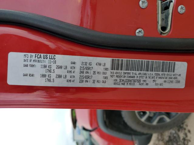 Photo 10 from auction – 2019 JEEP COMPASS TR with VIN 3C4NJDDBXKT667928