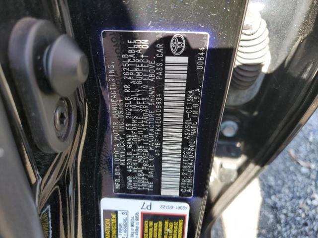 Photo 10 from auction – 2014 TOYOTA CAMRY L with VIN 4T1BF1FK4EU409894