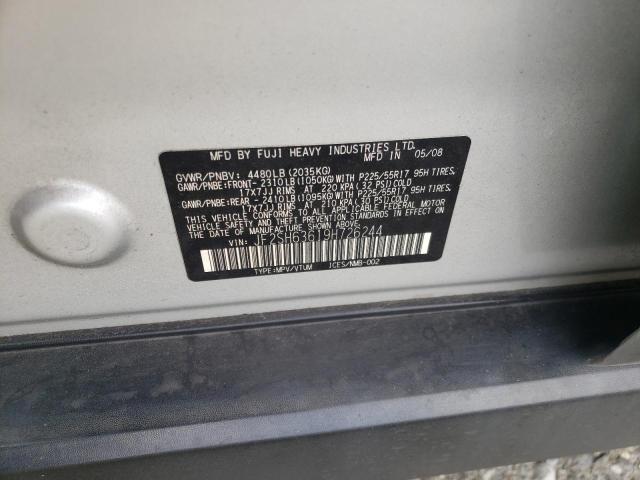 Zdjęcie 10 z aukcji – 2009 SUBARU FORESTER 2 z VIN JF2SH63619H726244
