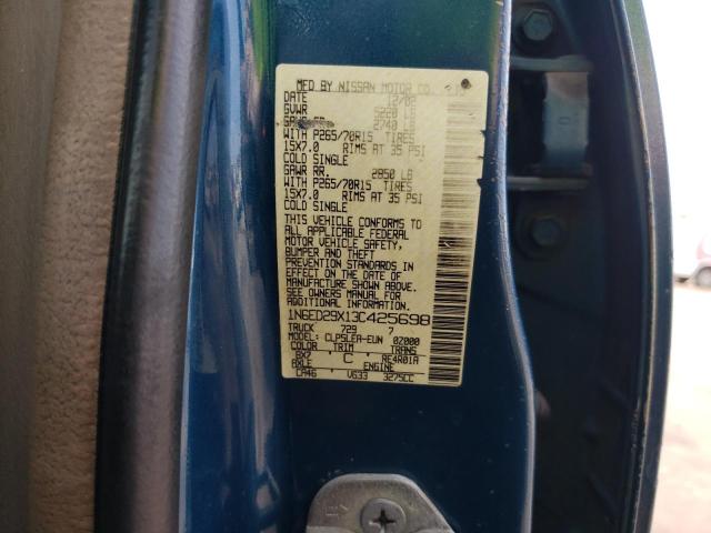 Photo 10 from auction – 2003 NISSAN FRONTIER C with VIN 1N6ED29X13C425698