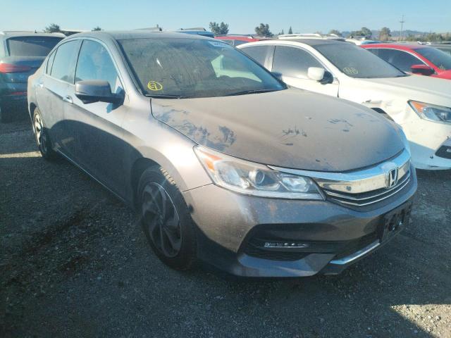 HONDA ACCORD EXL 2017 with VIN 1HGCR2F91HA201255 - Photo from auction