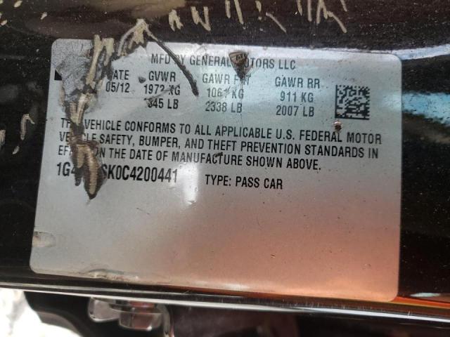 Photo 10 from auction – 2012 BUICK VERANO with VIN 1G4PP5SK0C4200441