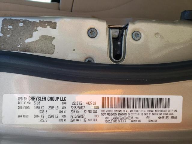 Photo 10 from auction – 2010 JEEP COMPASS SP with VIN 1J4NT4FB2AD608930