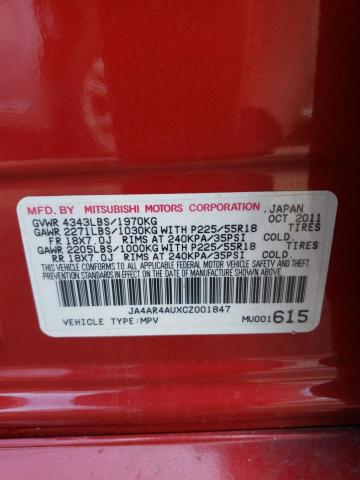 Photo 10 from auction – 2012 MITSUBISHI OUTLANDER with VIN JA4AR4AUXCZ001847