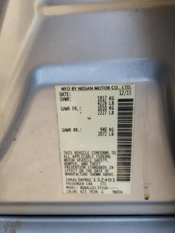 Photo 10 from auction – 2016 NISSAN ALTIMA 2.5 with VIN 1N4AL3AP8GC132401