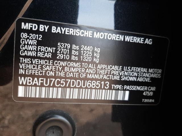 Photo 10 from auction – 2013 BMW 535 XI with VIN WBAFU7C57DDU68513