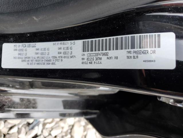 Photo 10 from auction – 2015 CHRYSLER 200 C with VIN 1C3CCCCB3FN730682