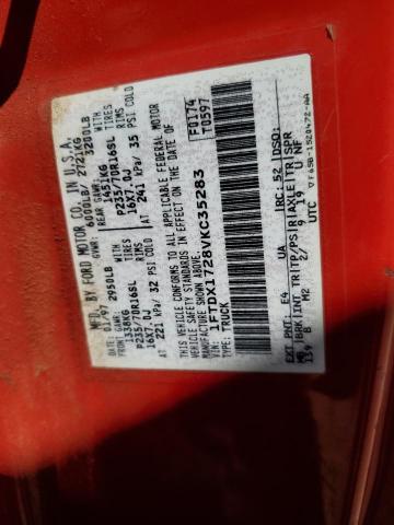 Photo 10 from auction – 1997 FORD F150 with VIN 1FTDX1728VKC35283