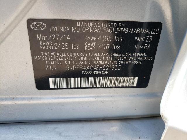 Photo 10 from auction – 2014 HYUNDAI SONATA GLS with VIN 5NPEB4AC4EH921633