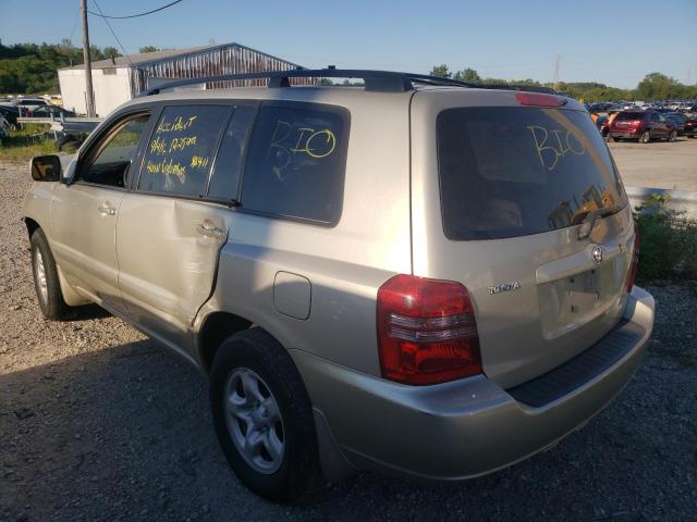 Photo 3 from auction – 2002 TOYOTA HIGHLANDER with VIN JTEGD21A920035401