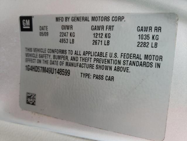 Photo 10 from auction – 2009 BUICK LUCERNE CX with VIN 1G4HD57M49U148599