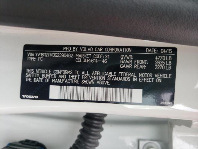 Photo 10 from auction – 2016 VOLVO S60 PREMIE with VIN YV1612TK0G2390462