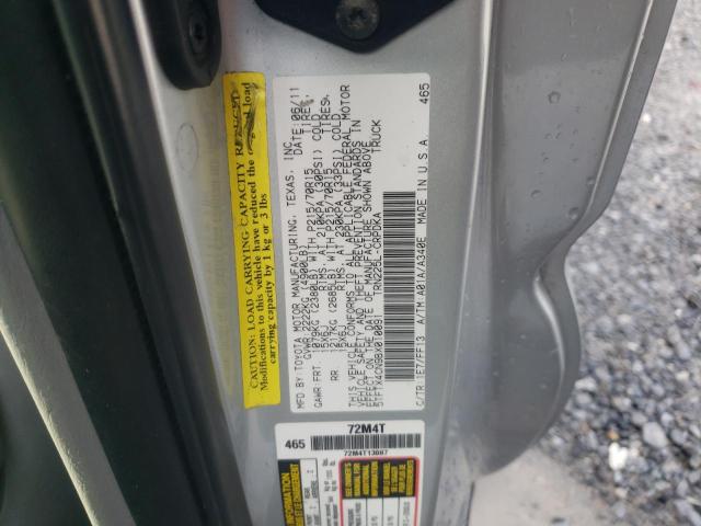 Photo 10 from auction – 2011 TOYOTA TACOMA ACC with VIN 5TFTX4CN9BX010091