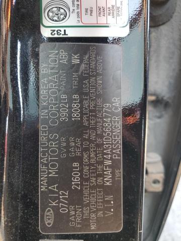 Photo 10 from auction – 2013 KIA FORTE SX with VIN KNAFW4A31D5684779