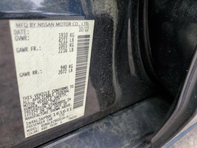 Photo 10 from auction – 2013 NISSAN ALTIMA 2.5 with VIN 1N4AL3AP9DC165631