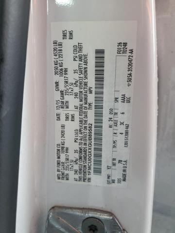 Photo 10 from auction – 2016 FORD ESCAPE SE with VIN 1FMCU0GXXGUB89582