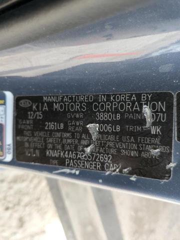 Photo 10 from auction – 2016 KIA FORTE LX with VIN KNAFK4A67G5572692