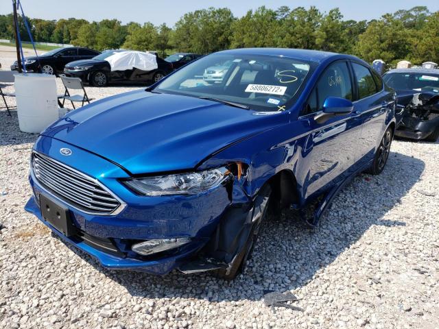 Photo 2 from auction – 2018 FORD FUSION SE with VIN 3FA6P0HD3JR231673