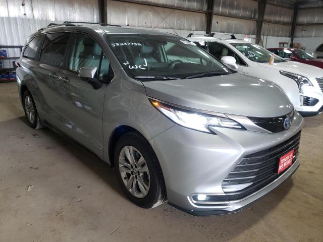 TOYOTA SIENNA LIM 2021 with VIN 5TDZRKEC2MS005229 - Photo from auction