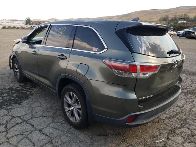Photo 3 from auction – 2016 TOYOTA HIGHLANDER with VIN 5TDBKRFH8GS238304