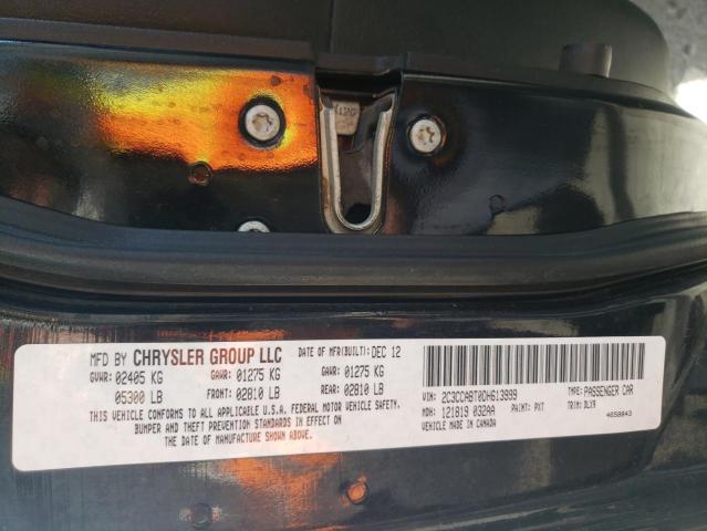 Photo 10 from auction – 2013 CHRYSLER 300 S with VIN 2C3CCABT0DH613999