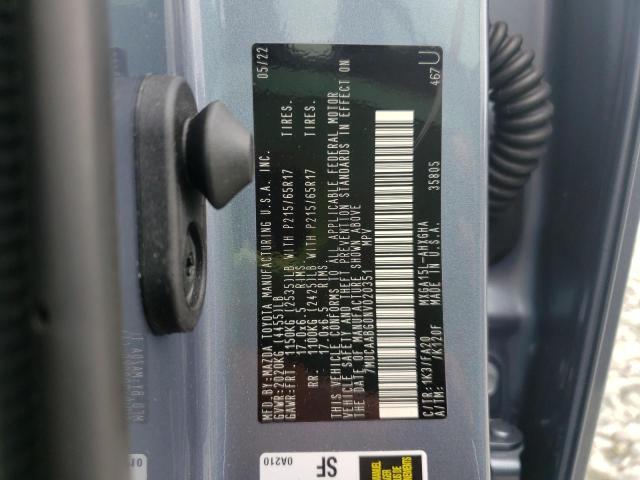 Photo 10 from auction – 2022 TOYOTA COROLLA CR with VIN 7MUCAABG0NV020351