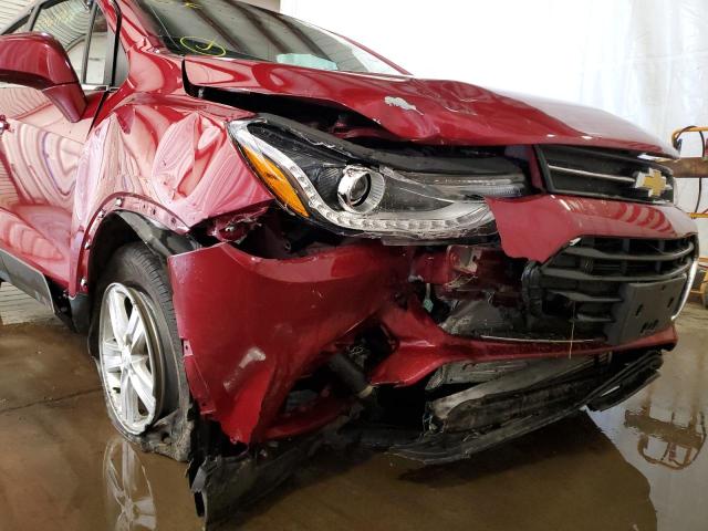 Photo 9 from auction – 2019 CHEVROLET TRAX 1LT with VIN 3GNCJPSB0KL156019