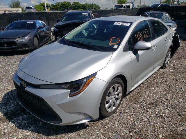Photo 2 from auction – 2021 TOYOTA COROLLA LE with VIN 5YFEPMAE3MP181237
